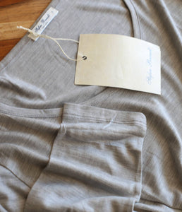 Stefan Brandt Silk Shirt Sienna Round Neck Long Sleeve