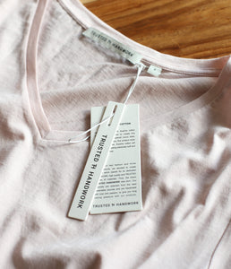 Trusted Handwork Baumwoll T-Shirt Toulouse V-Ausschnitt Kurzarm