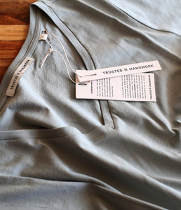 Trusted Handwork Baumwoll T-Shirt Toulouse V-Ausschnitt Kurzarm