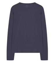 Laden Sie das Bild in den Galerie-Viewer, Velvet by Graham and Spencer Baumwoll Shirt Hester Rundhalsausschnitt Langarm
