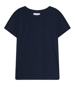 Velvet Baumwoll Shirt Trisha Rundhalsausschnitt