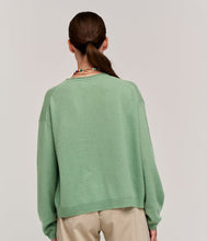Load the image into the gallery viewer, Velvet Cashmere Cardigan Erika V-neck
