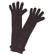 Load the image into the gallery viewer, engage cashmere gloves with long cuffs
