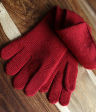 Load the image into the gallery viewer, engage cashmere gloves with long cuffs
