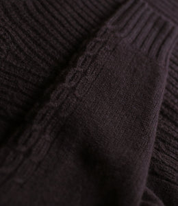engage Kaschmir Pullover Zopfstrick Rollkragen