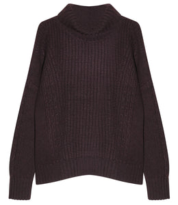 engage cashmere jumper cable knit turtleneck