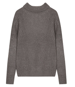 engage Kaschmir Pullover Zopfstrick Rollkragen