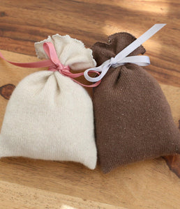 engage cashmere sachet with Swiss stone pine shavings