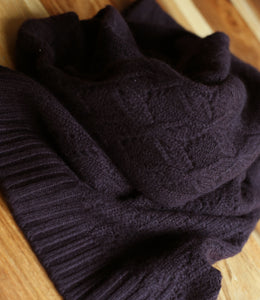 Eng Cashmere Scarf Pattern Knit