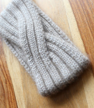 Load the image into the gallery viewer, engage cashmere headband curved
